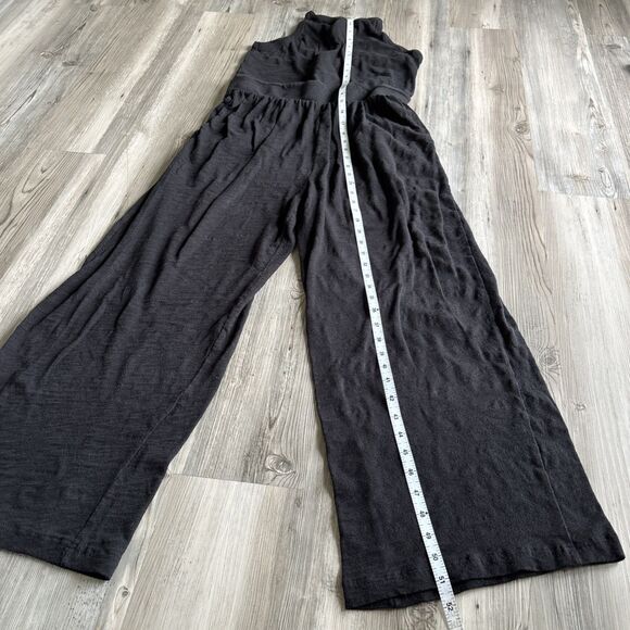 ATM Anthony Thomas Melillo Womens Black Wide Leg Jumpsuit Size Large - Picture 6 of 11